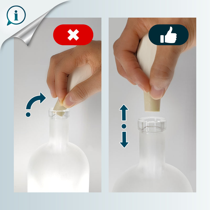 DECORATIVE BOTTLE STOPPER - The carnival bull - Hand-carved and painted wood