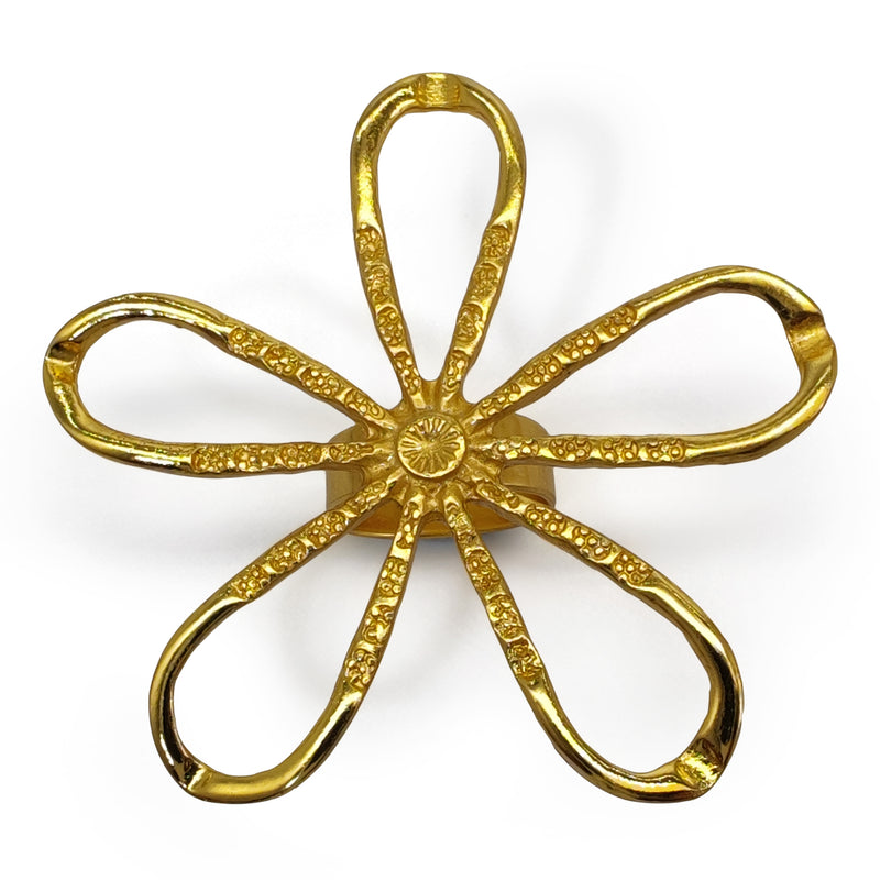 FLORA RING - Handmade - 24K gold-plated