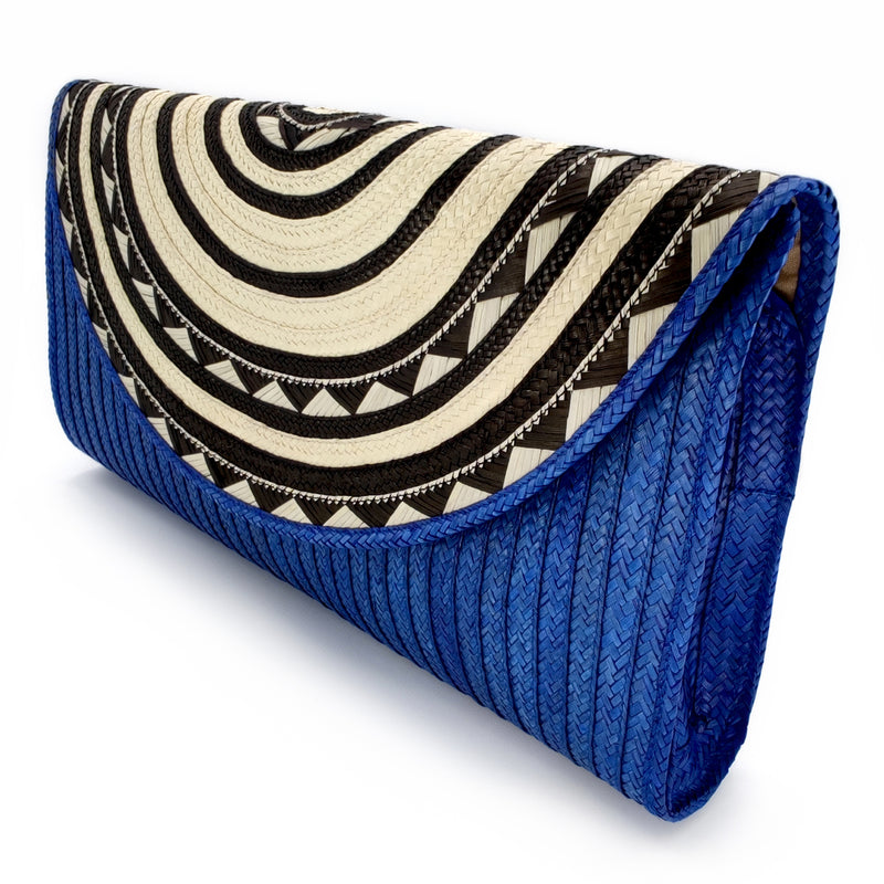 CLUTCH ZENÚ - Feita à mão - Cana selvagem entrançada (caña flecha)