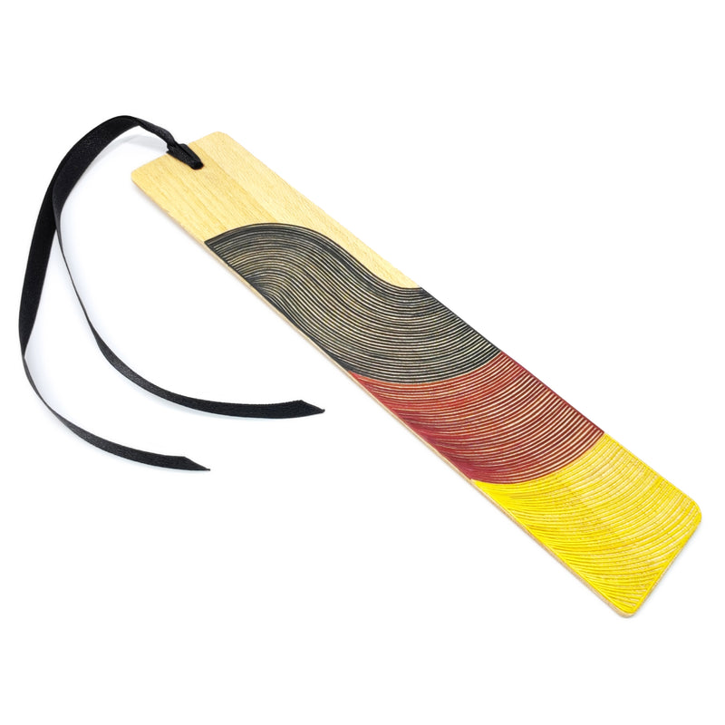 GERMANY BOOKMARK - NATIONAL TEAMS COLLECTION - Tamo art - Light wood decorated with wheat and barley stalks (straw marquetry)