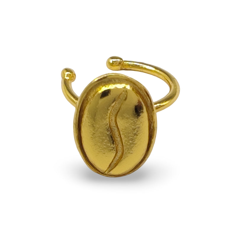 MUISCA CAFÉ EARCUFF - Unisex - Handmade - 24K gold-plated