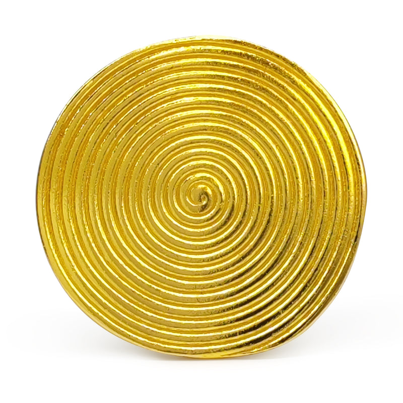 CYCLO RING - Handmade - 24K gold-plated