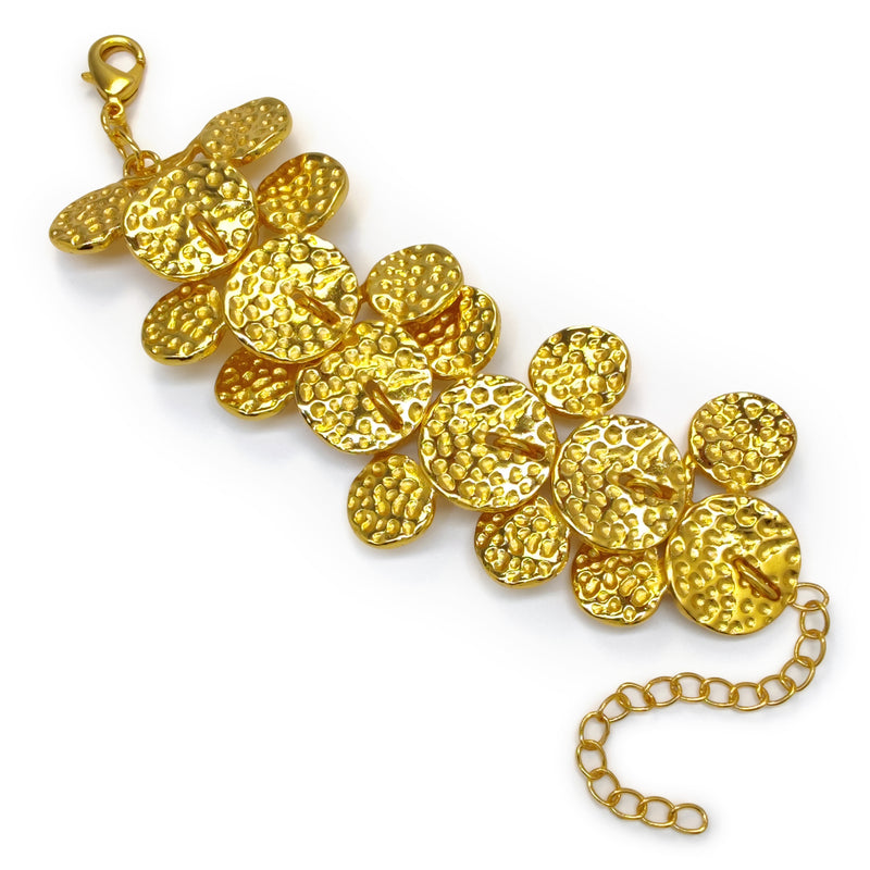 BRACELETE GLEAMVINE - Feita à mão - Banhada a ouro de 24 quilates