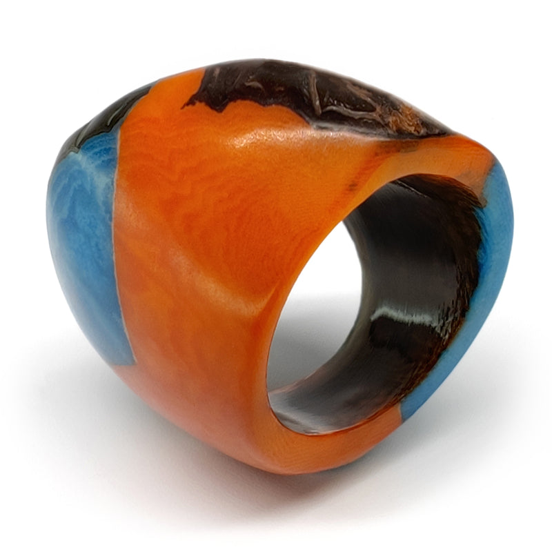 GÉNESIS CURVO RING - Handmade - Tagua (vegetable ivory)