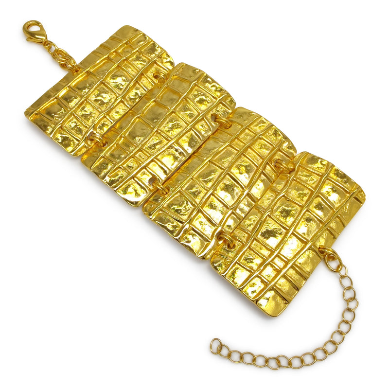 VICTORIA BRACELET - Handmade - 24K gold-plated