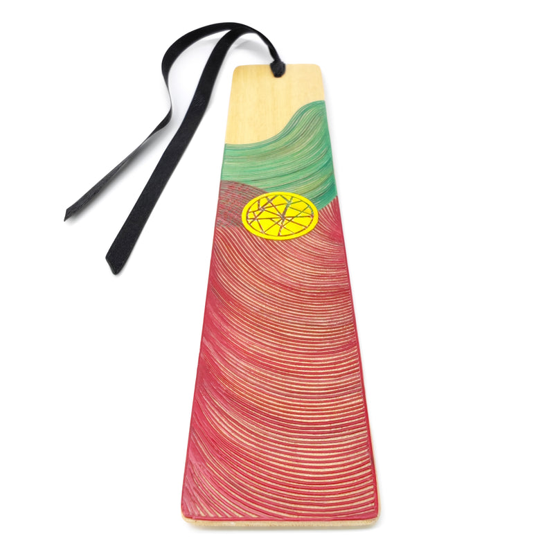 PORTUGAL BOOKMARK - NATIONAL TEAMS COLLECTION - Tamo art - Light wood decorated with wheat and barley stalks (straw marquetry)