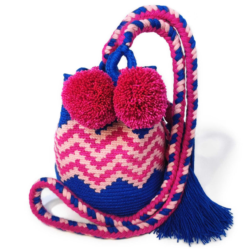 PALOMINO WAYUU BAG - Size MINI - Crocheted by hand by women of the Wayuu indigenous community in La Guajira (Colombia)