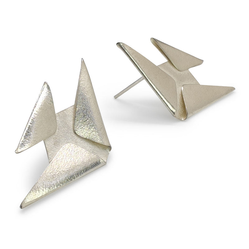 MARINA FISH EARRINGS - Handmade - Silver