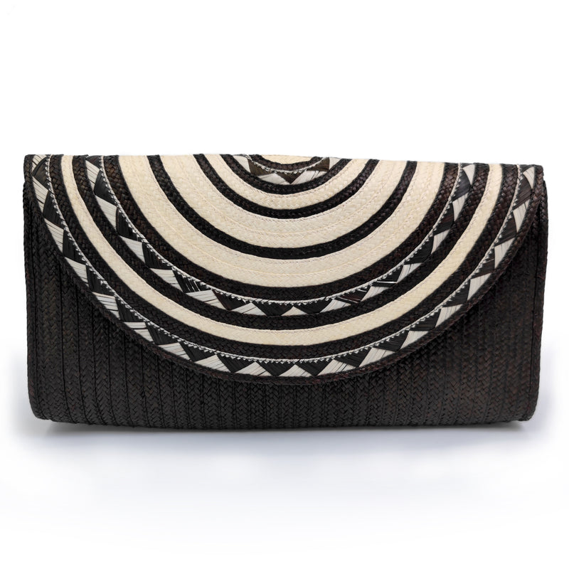 POCHETTE ZENÚ - Fabrication artisanale - Canne sauvage tressée (caña flecha)