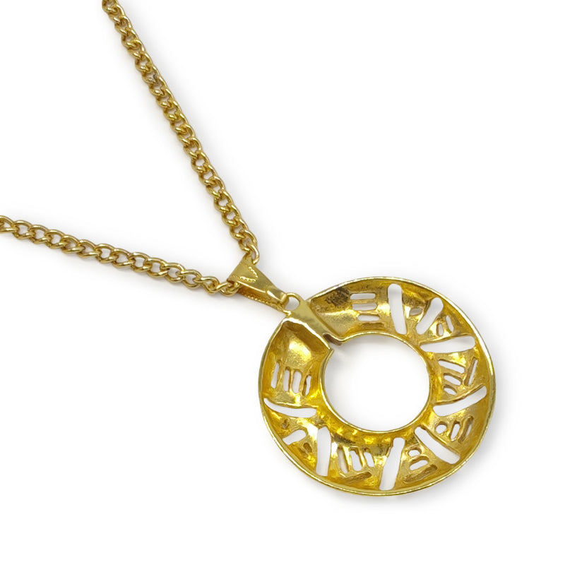 ELDORADO ARETERA NECKLACE - Handmade - 24K gold-plated