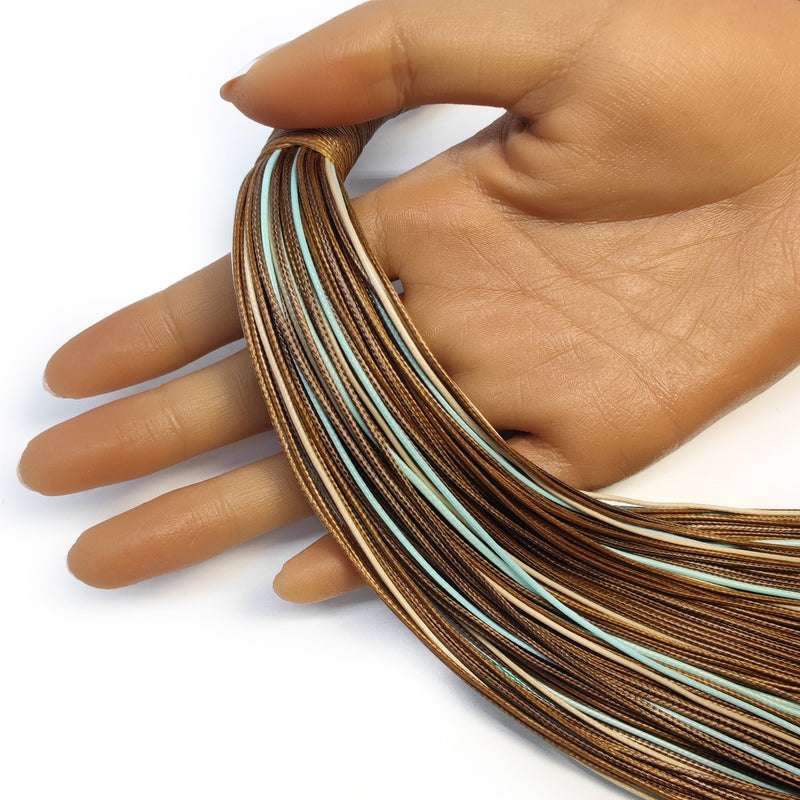 INSPIRA NECKLACE - Handmade - Synthetic silk cords