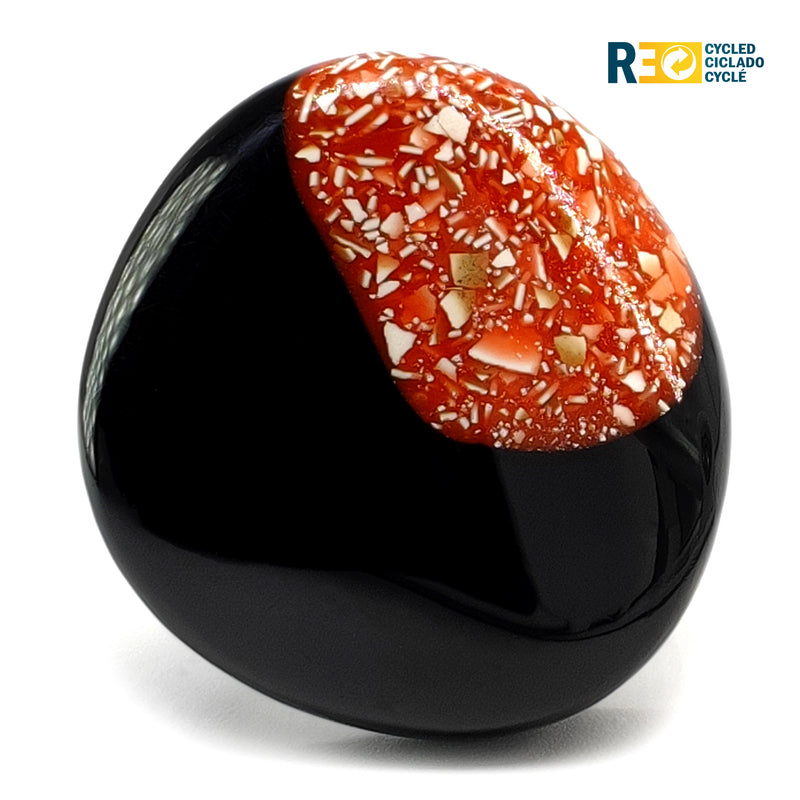 NATÜA RING - Handmade - Adjustable - Crushed eggshells