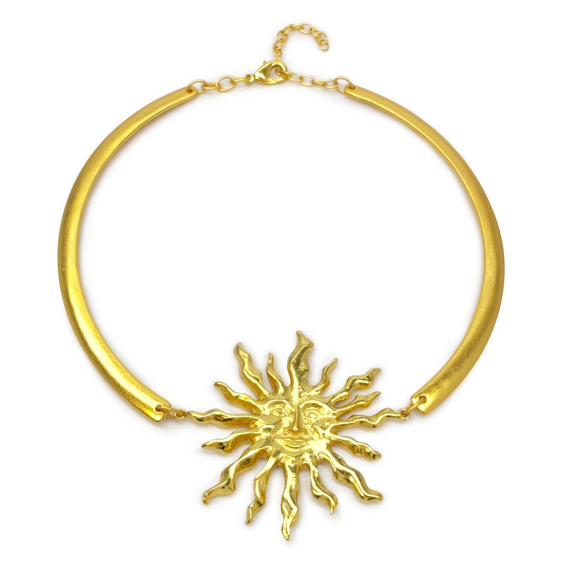 SUNNIE NECKLACE - Handmade - 24K gold-plated