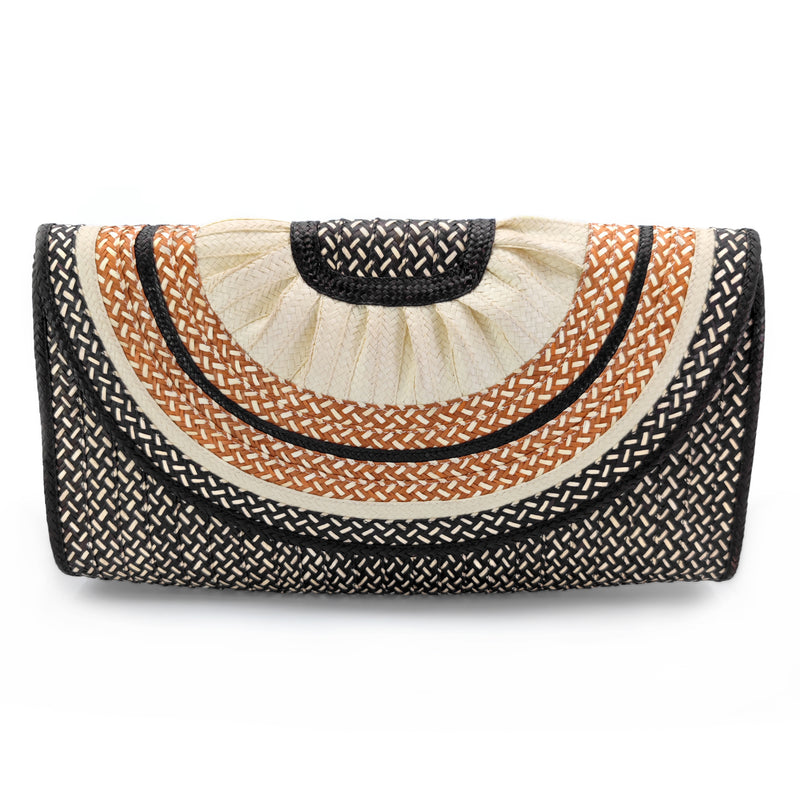 CLUTCH ZENÚ - Feita à mão - Cana selvagem entrançada (caña flecha)