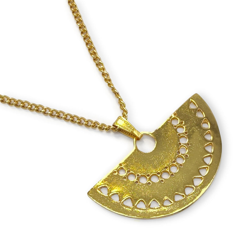 ELDORADO NARIGUERA NECKLACE - Handmade - 24K gold-plated