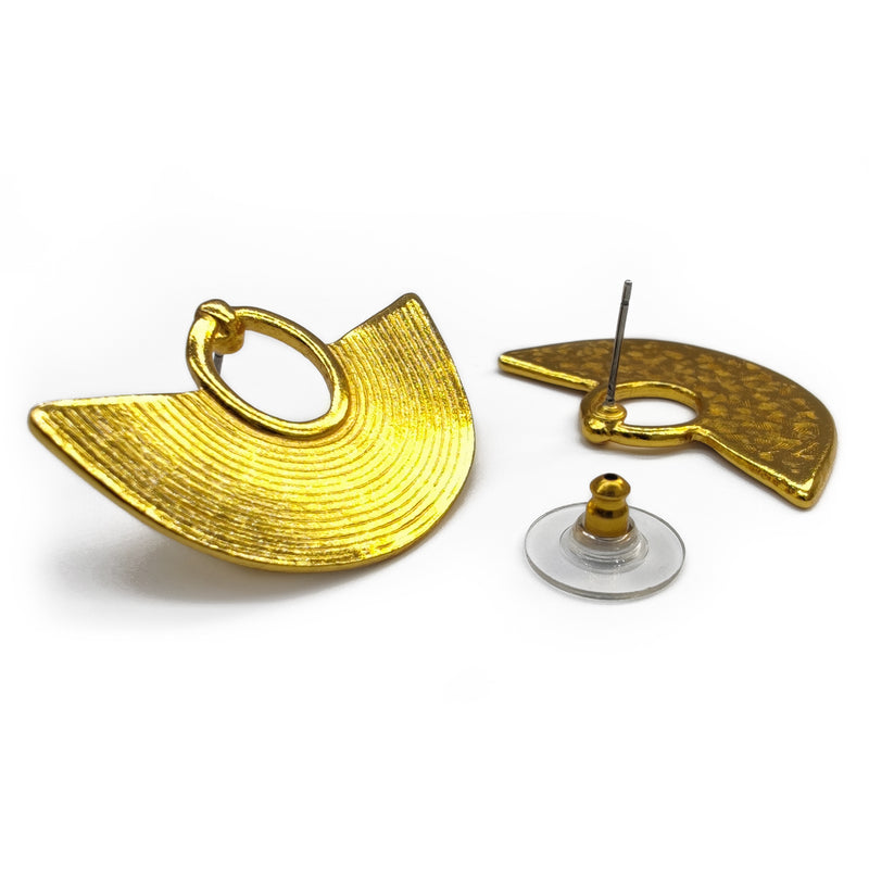 NARIGUERA EARRINGS - Handmade - 24K gold-plated
