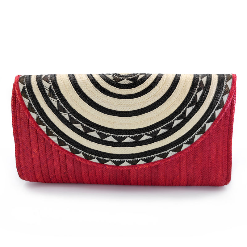ZENÚ CLUTCH - Handmade - Braided wild cane (caña flecha)