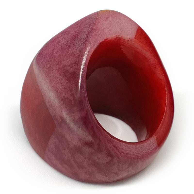 GÉNESIS CURVO RING - Handmade - Tagua (vegetable ivory)