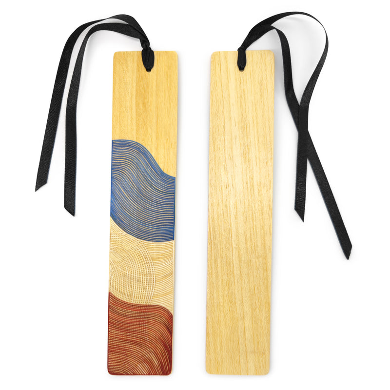FRANCE BOOKMARK - NATIONAL TEAMS COLLECTION - Tamo art - Light wood decorated with wheat and barley stalks (straw marquetry)