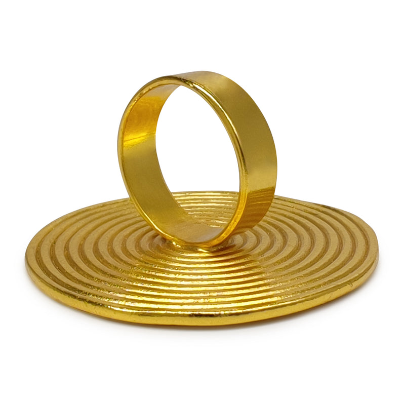CYCLO RING - Handmade - 24K gold-plated