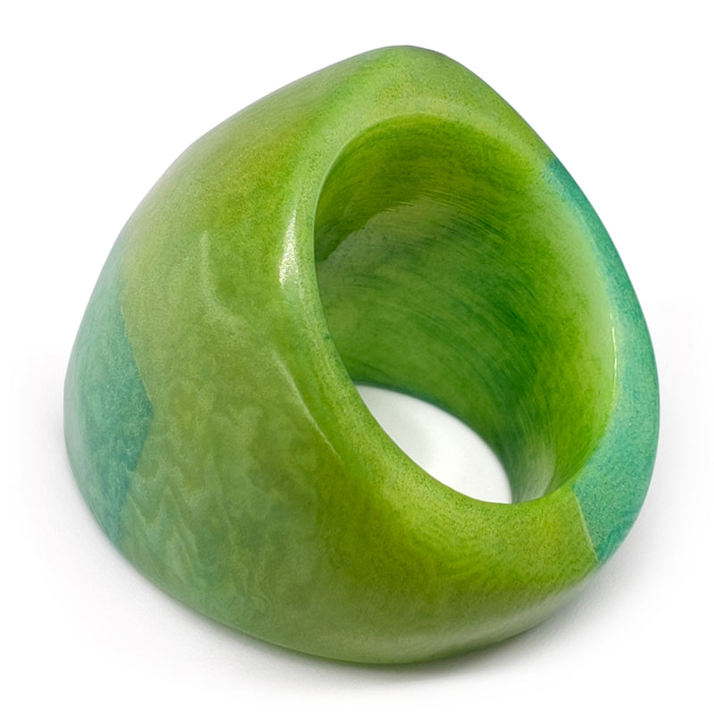 GÉNESIS CURVO RING - Handmade - Tagua (vegetable ivory)