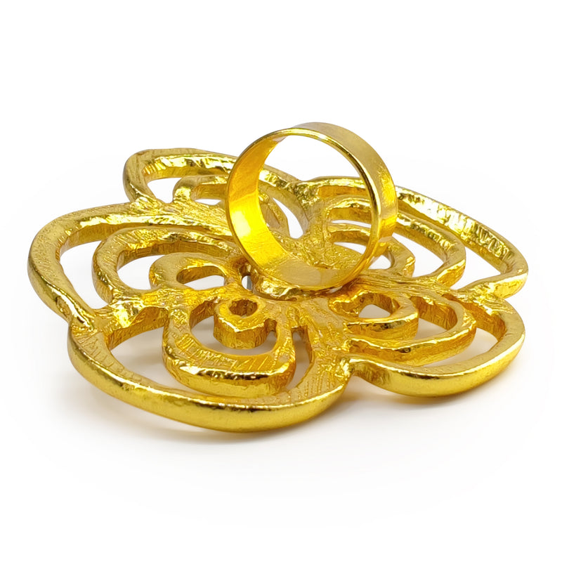 ROSÏA RING - Handmade - 24K gold-plated