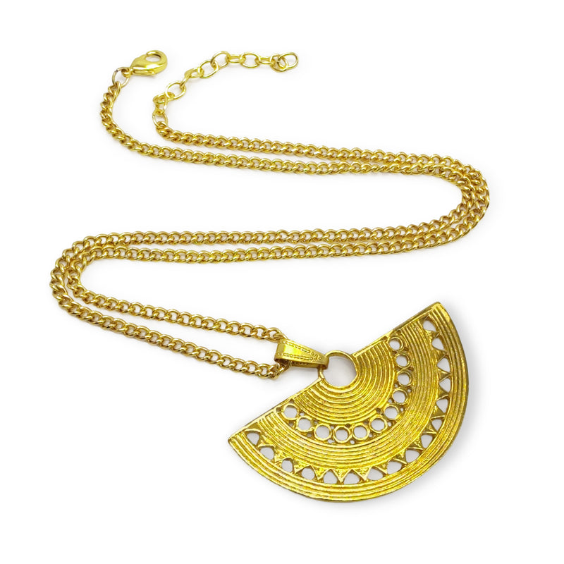 ELDORADO NARIGUERA NECKLACE - Handmade - 24K gold-plated