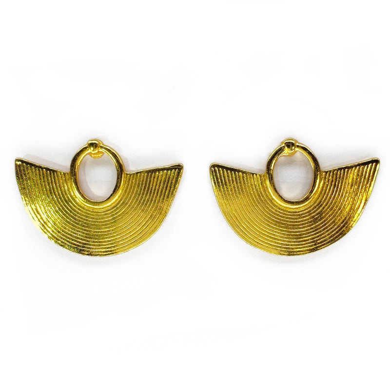 NARIGUERA EARRINGS - Handmade - 24K gold-plated