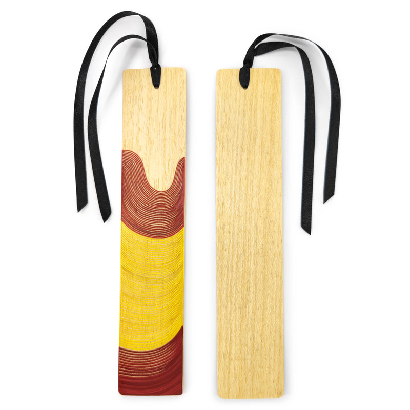 SPAIN BOOKMARK - NATIONAL TEAMS COLLECTION - Tamo art - Light wood decorated with wheat and barley stalks (straw marquetry)