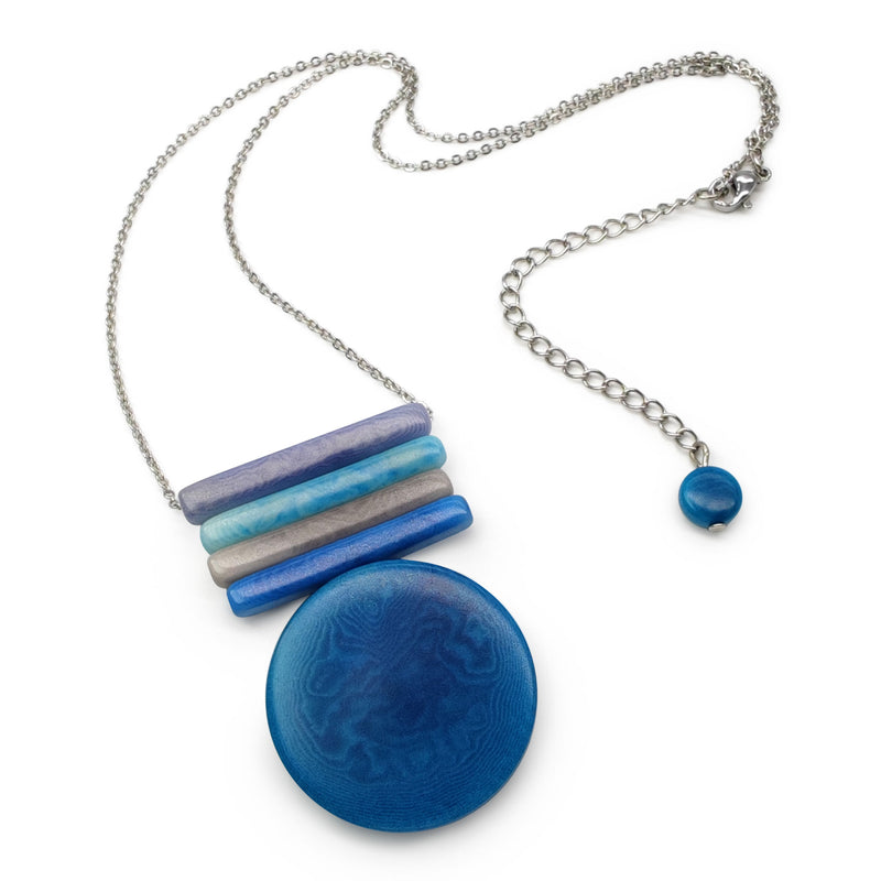 SOLIÄ NECKLACE - Handmade - Stainless steel - Tagua (vegetable ivory)