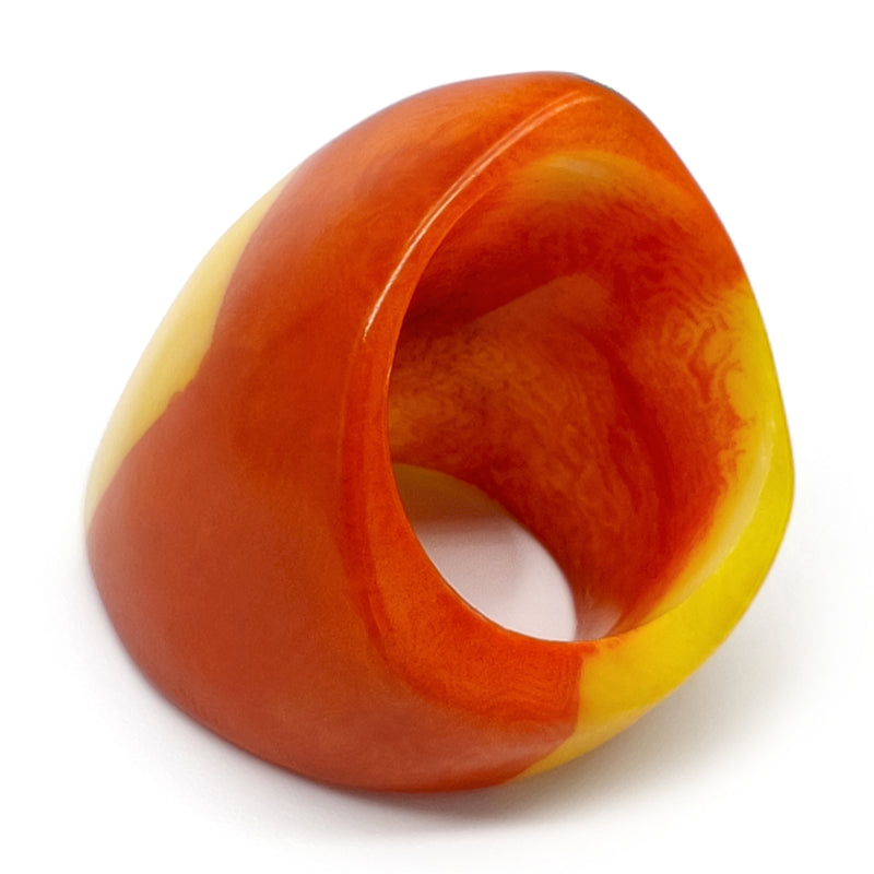 GÉNESIS CURVO RING - Handmade - Tagua (vegetable ivory)