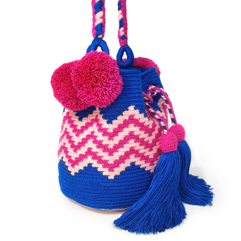 PALOMINO WAYUU BAG - Size MINI - Crocheted by hand by women of the Wayuu indigenous community in La Guajira (Colombia)
