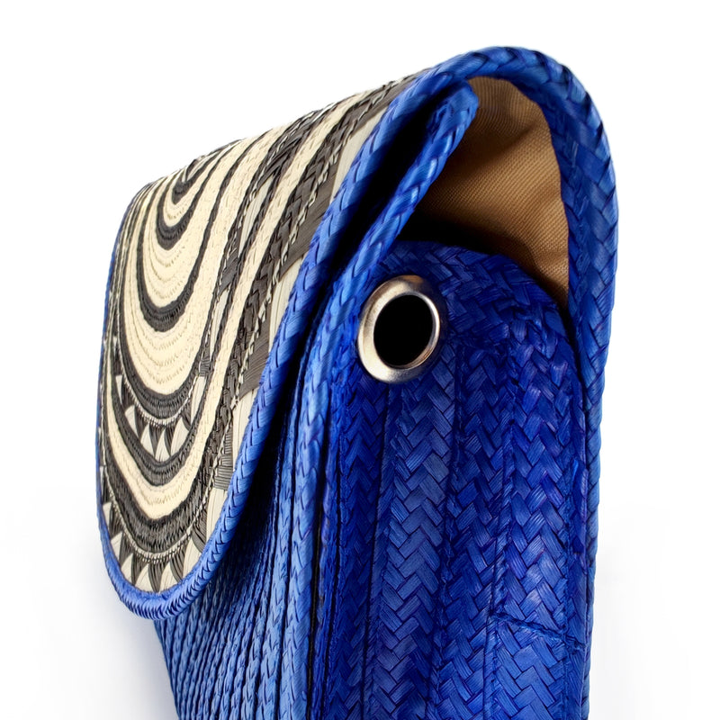 CLUTCH ZENÚ - Feita à mão - Cana selvagem entrançada (caña flecha)