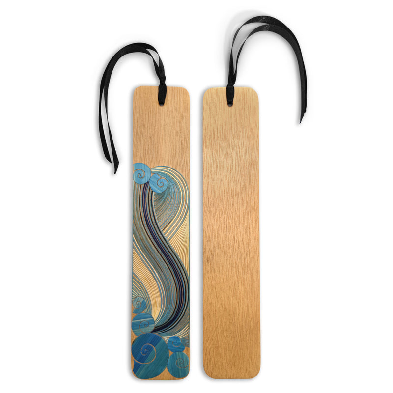 AIR BOOKMARK - THE FOUR ELEMENTS COLLECTION - Tamo art - Light wood decorated with wheat and barley stalks (straw marquetry)