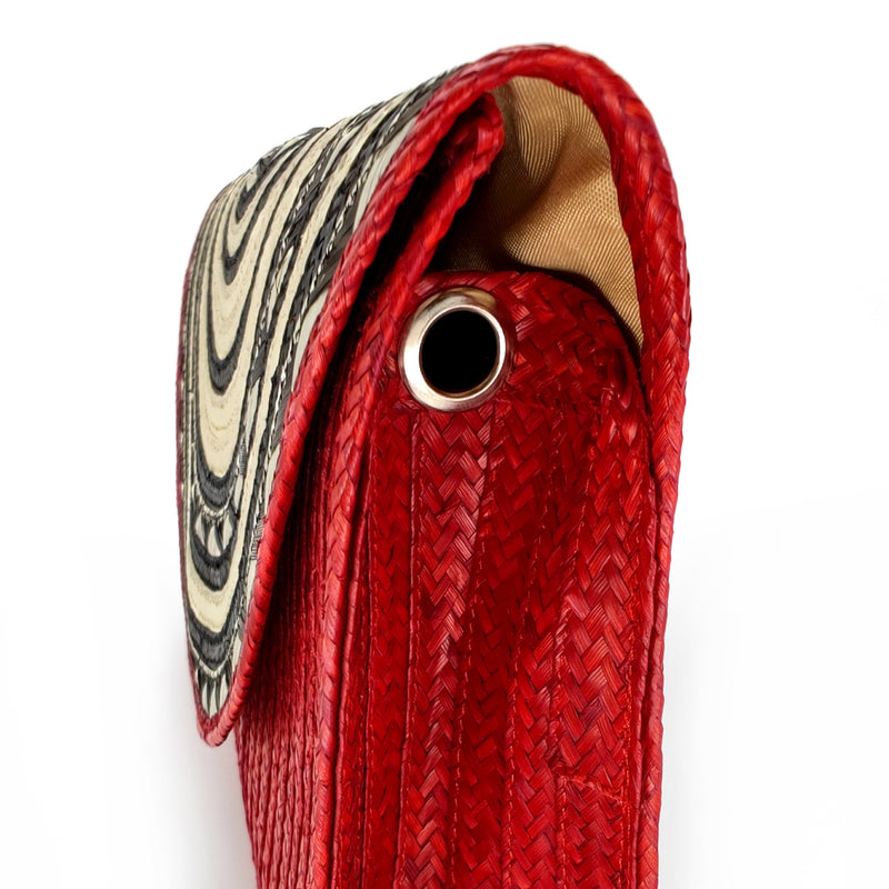 ZENÚ CLUTCH - Handmade - Braided wild cane (caña flecha)