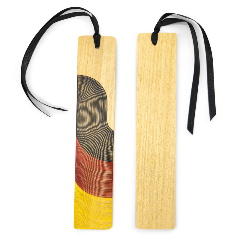 GERMANY BOOKMARK - NATIONAL TEAMS COLLECTION - Tamo art - Light wood decorated with wheat and barley stalks (straw marquetry)