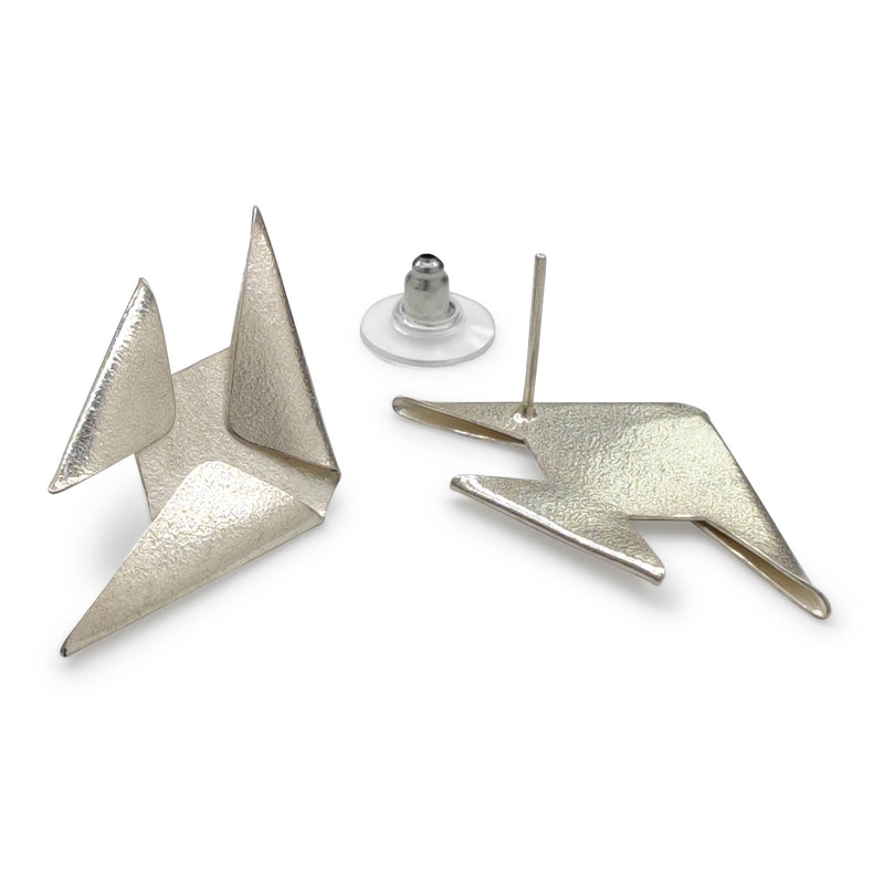 MARINA FISH EARRINGS - Handmade - Silver