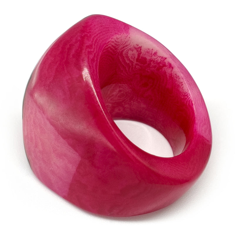 GÉNESIS CURVO RING - Handmade - Tagua (vegetable ivory)