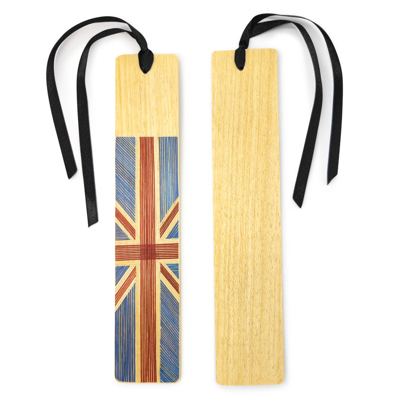 UNITED KINGDOM BOOKMARK - NATIONAL TEAMS COLLECTION - Tamo art - Light wood decorated with wheat and barley stalks (straw marquetry)