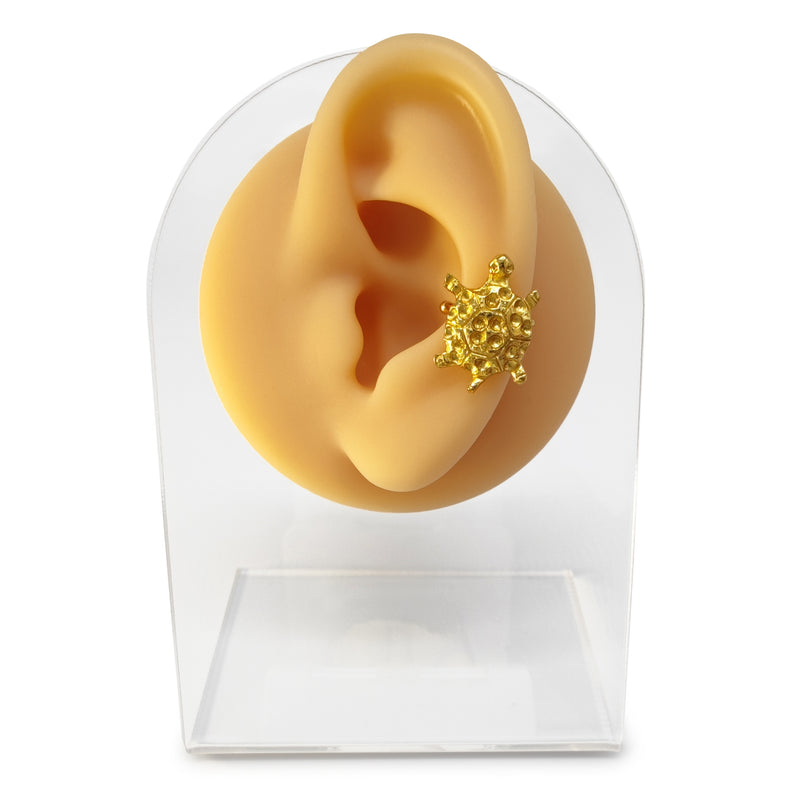 MUISCA TORTUGA EARCUFF - Unisex - Handmade - 24K gold-plated