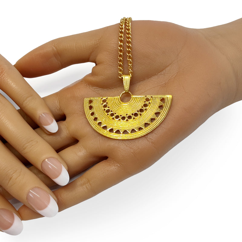 ELDORADO NARIGUERA NECKLACE - Handmade - 24K gold-plated