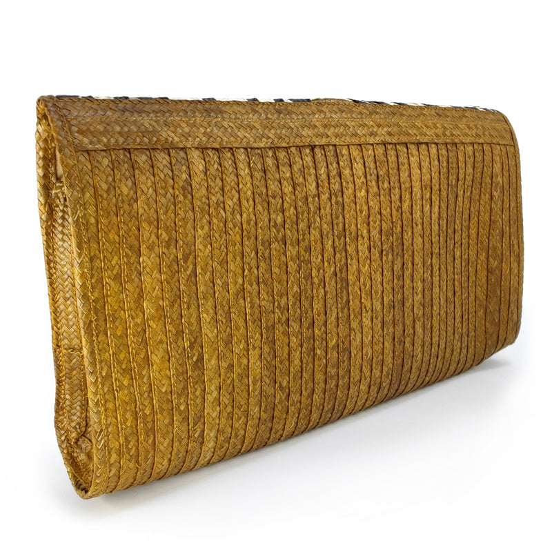 CLUTCH ZENÚ - Feita à mão - Cana selvagem entrançada (caña flecha)