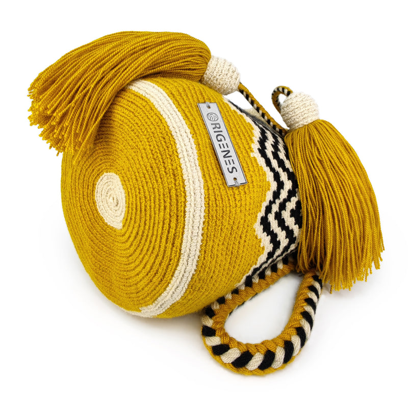 PALOMINO WAYUU BAG - Size MINI - Crocheted by hand by women of the Wayuu indigenous community in La Guajira (Colombia)