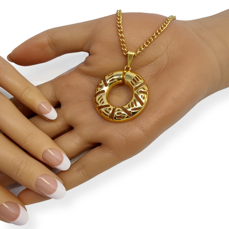 ELDORADO ARETERA NECKLACE - Handmade - 24K gold-plated