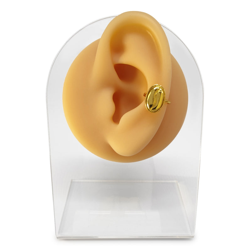 MUISCA CAFÉ EARCUFF - Unisex - Handmade - 24K gold-plated