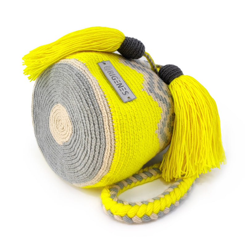 PALOMINO WAYUU BAG - Size MINI - Crocheted by hand by women of the Wayuu indigenous community in La Guajira (Colombia)