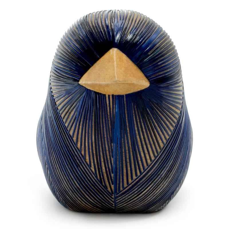 AVE DECORATIVA ANDINA - A arte do tamo - Madeira decorada com palha de trigo e cevada (marchetaria de palha)