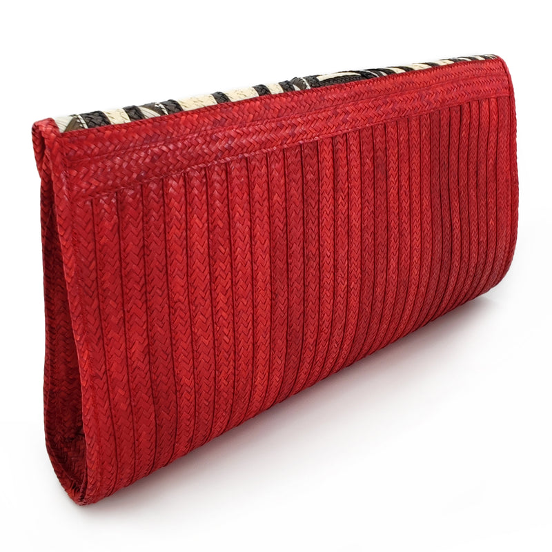 ZENÚ CLUTCH - Handmade - Braided wild cane (caña flecha)