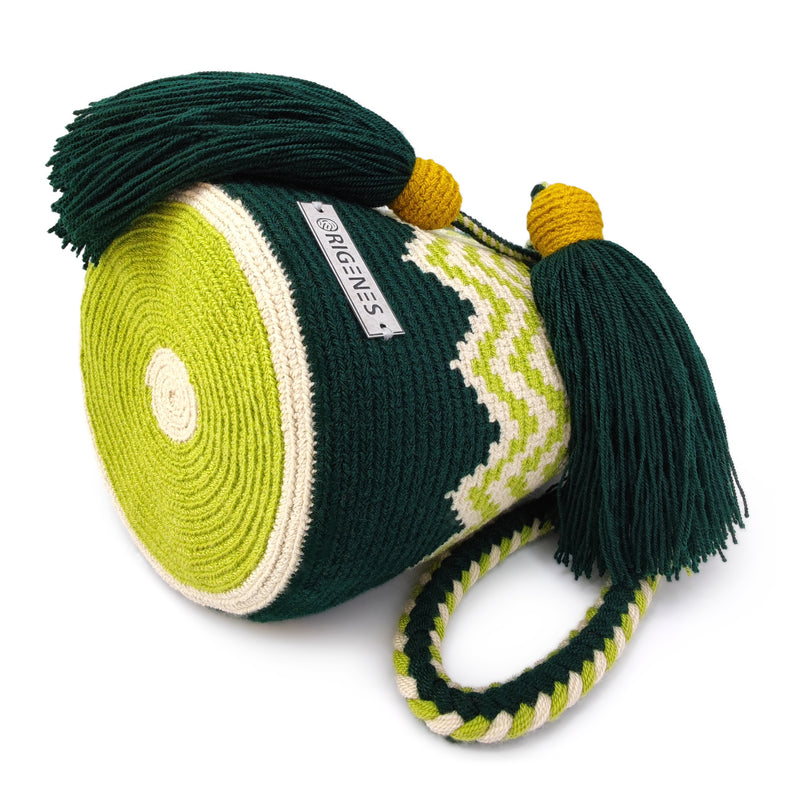 PALOMINO WAYUU BAG - Size MINI - Crocheted by hand by women of the Wayuu indigenous community in La Guajira (Colombia)