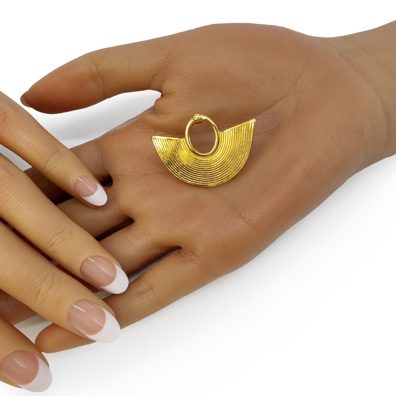 NARIGUERA EARRINGS - Handmade - 24K gold-plated